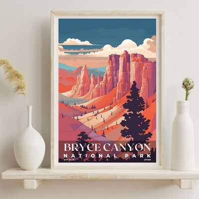 Bryce Canyon National Park Poster, Travel Art, Office Poster, Home Decor | S5 - image6